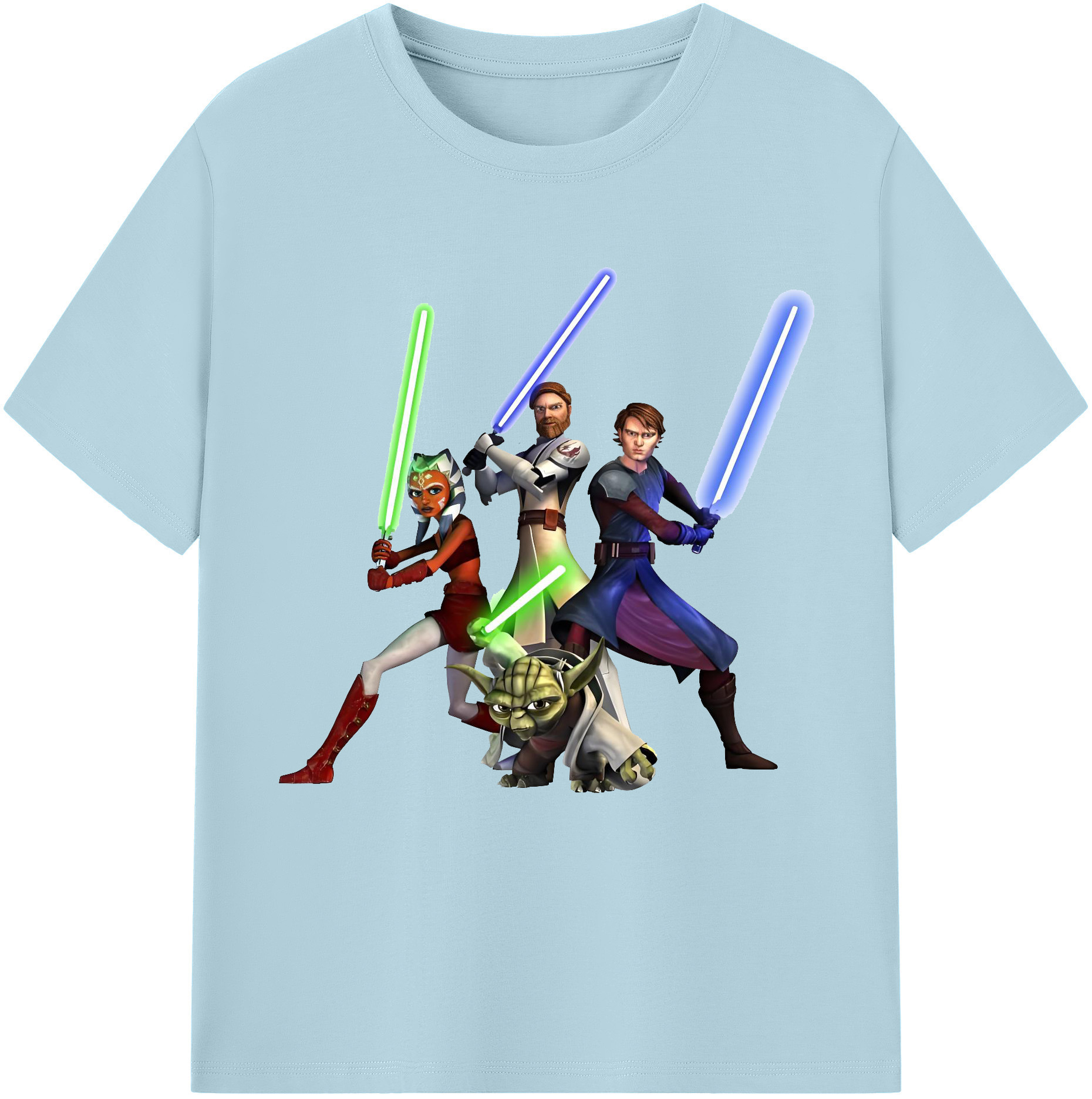 （画像用） スター・ウォーズ Star Wars 綿100％半袖Tシャツ（フロントプリント）